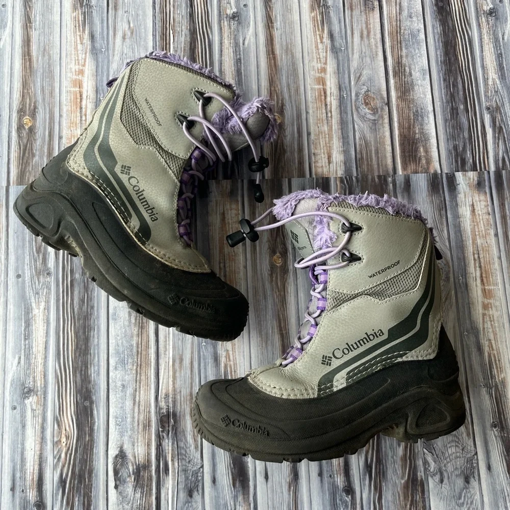 COLUMBIA Girls' Bugaboot Omni-Heat Boot size 3